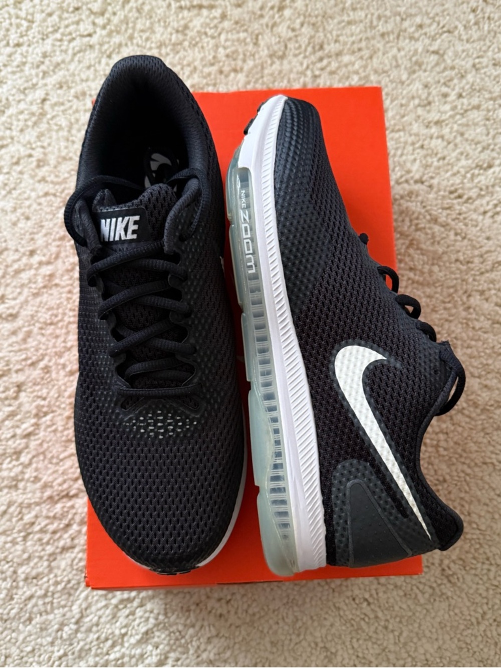 New Nike Zoom ALL OUT LOW 2 sneakers shoes black white gray running 8 men 41